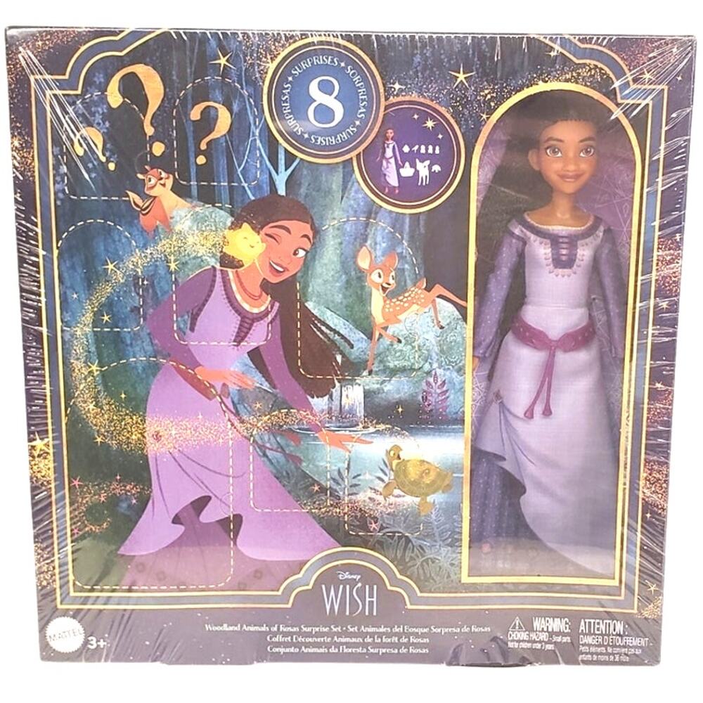 Disney Wish Asha Advent Calendar Woodland Animals of Rosas Set NEW
